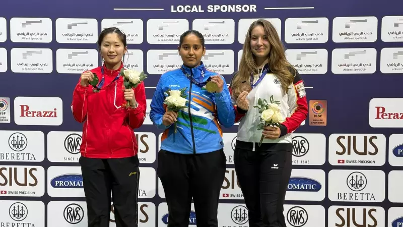 Simranpreet Kaur Brar Wins 25m Pistol Gold at ISSF World Cup Final in Doha