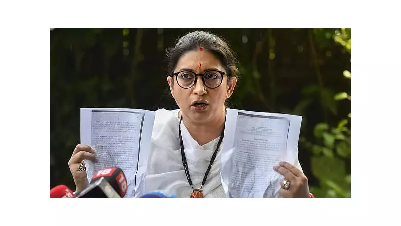 Smriti Irani's Name Appears in Amethi Voter List, BJP Confirms