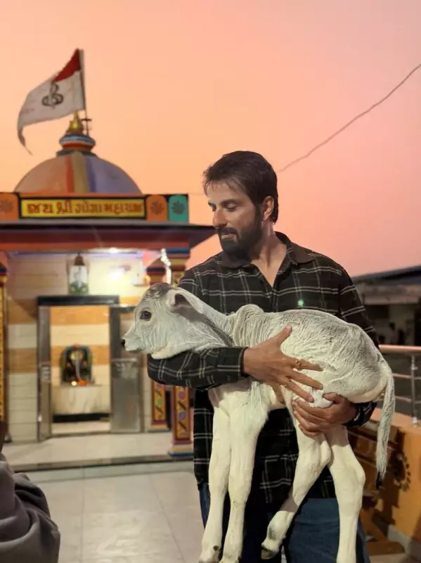 Sonu Sood Supports Gujarat Cow Shelter, Donates ₹5 Lakh for Gaushala