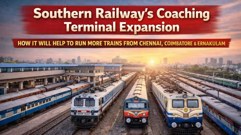 Southern Railway to Double Train Capacity in Chennai, Coimbatore & Kochi by 2030