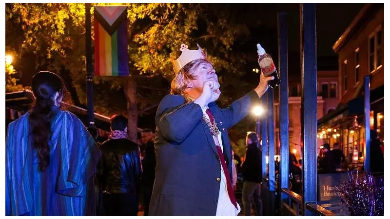 Spooky Spectacle: Washington's Halloween Decorations Turn Political with Anti-Trump Displays