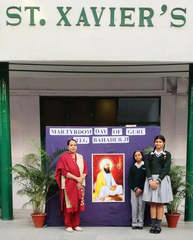 St. Xavier's High School Honors Guru Tegh Bahadur's 350th Martyrdom Day