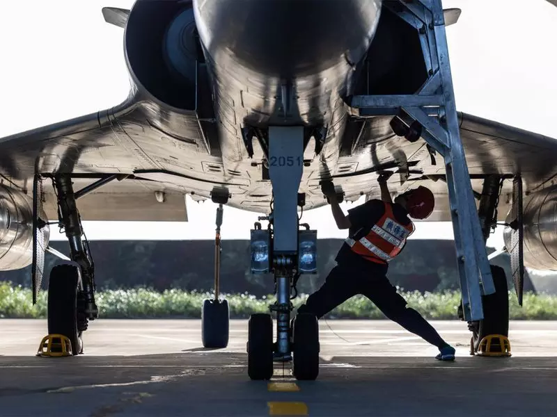 Taiwan Spots 13 Chinese Military Aircraft, 7 Vessels Near Territory