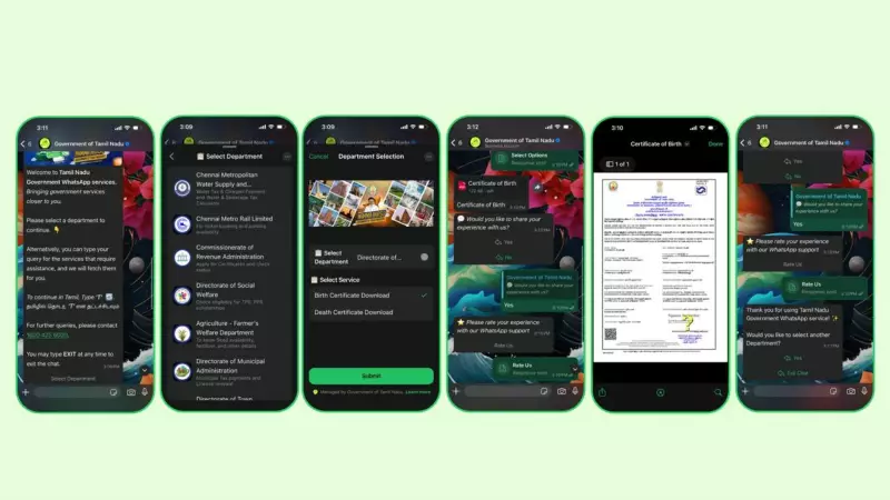 Tamil Nadu Launches 'Namma Arasu' WhatsApp Chatbot for 51 Citizen Services
