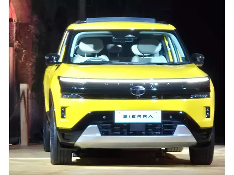Tata Motors Unveils Production-Ready Tata Sierra EV at Bharat Mobility Expo