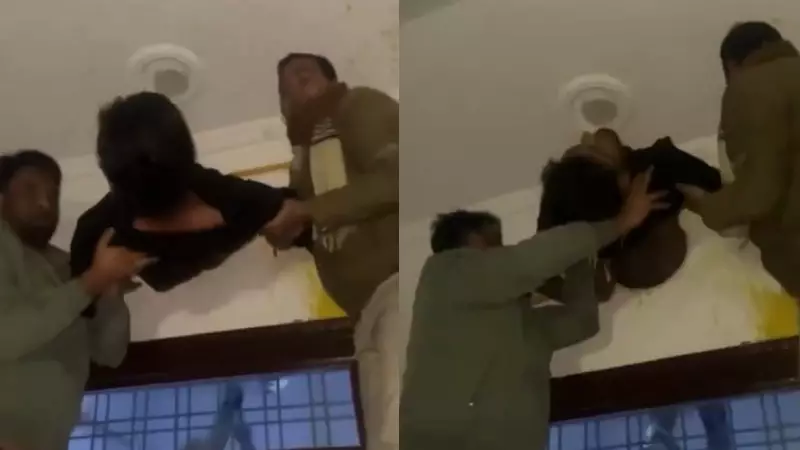 Thief Gets Stuck in Kitchen Exhaust Fan During Burglary in Kota; Viral Video Shows 'Instant Karma'