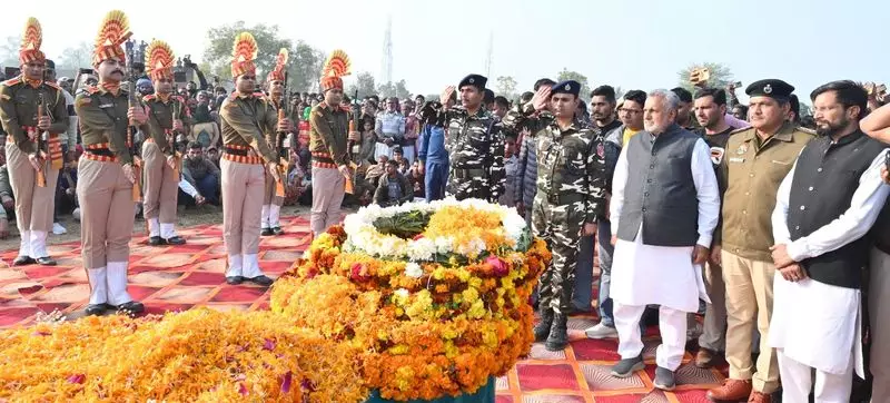 Thousands Mourn BSF Jawan Surjeet Singh at Sirsa Village Funeral