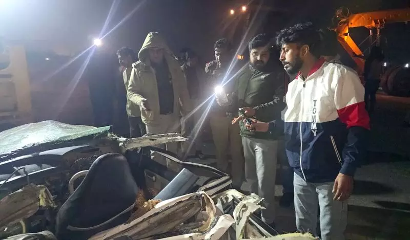 Tragic Accident in Jhajjar: 5 Killed as Truck Overturns on Car