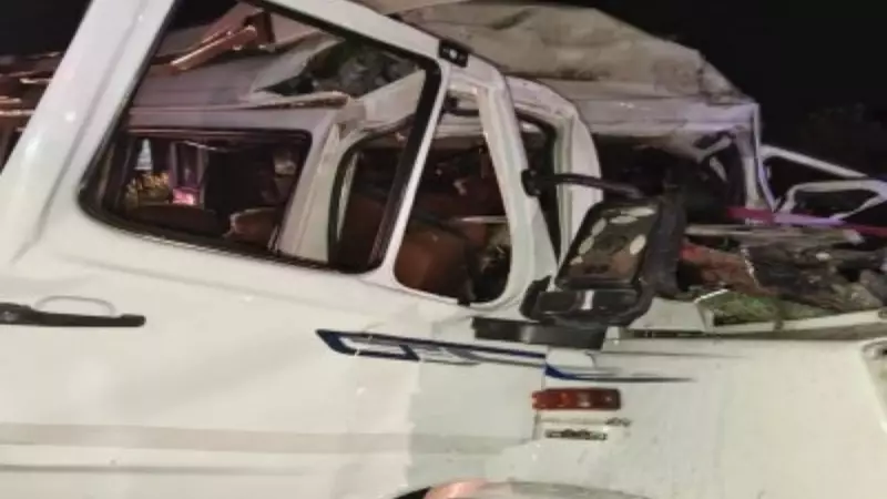 Tragic Tempo Traveller Crash in Rajasthan's Phalodi Claims 15 Lives | Horrific Collision with Stationary Truck