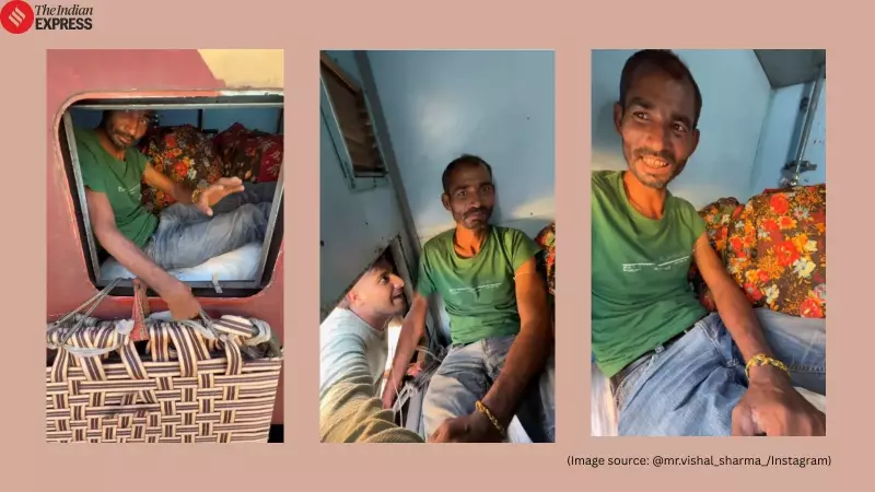 Train Toilet Transformed Into Bedroom: Passenger's Bizarre Jugaad Stuns Internet