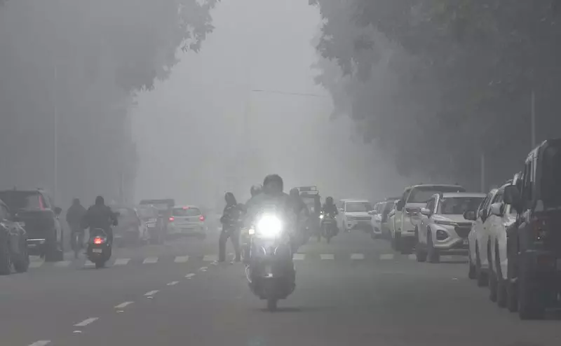 Tricity Shivers Under Severe Cold Wave, IMD Issues Red Alert for Dense Fog