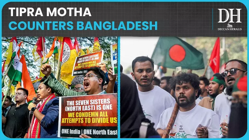 Tripura Protests Erupt as Bangladesh Unrest Sparks Border Fears