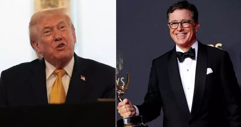 Trump Calls Stephen Colbert 'Pathetic Trainwreck' as Late Night Show Nears End