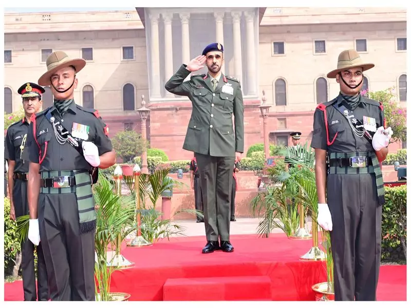 UAE Land Forces Commander Honoured in Delhi, Begins 2-Day Strategic India Visit