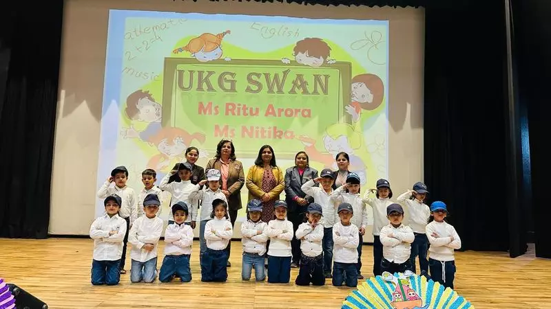 UKG Students at OPS Vidya Mandir Ambala Celebrate Navy Day with Thematic Assembly