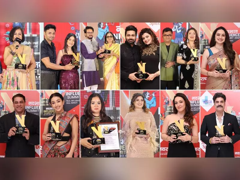 Union Minister Anurag Thakur Honors 90 Digital Influencers at Navabharat Summit 2025