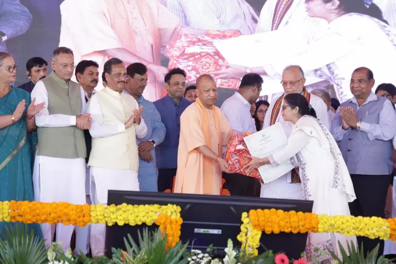 UP CM Yogi Adityanath Strikes Against Mukhtar Ansari Mafia, Allots 72 EWS Flats on Seized Land