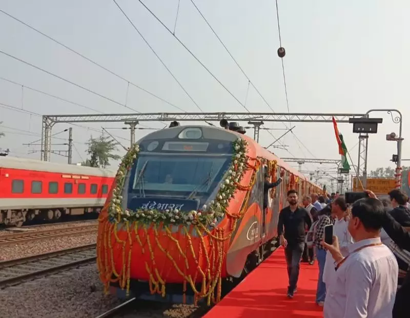 Vande Bharat Express Makes Historic First Stop at Kurukshetra Station