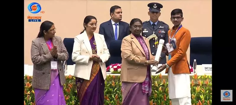 Vansh Receives Pradhan Mantri Rashtriya Bal Puraskar 2024 for Bravery