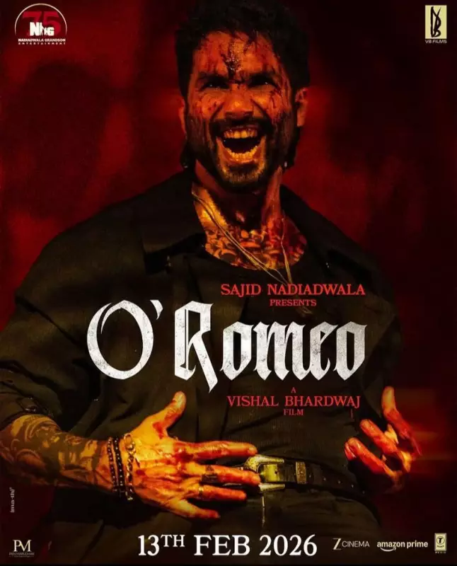 Vishal Bhardwaj's 'O Romeo' Teaser Out: Shahid Kapoor's Intense Look Revealed
