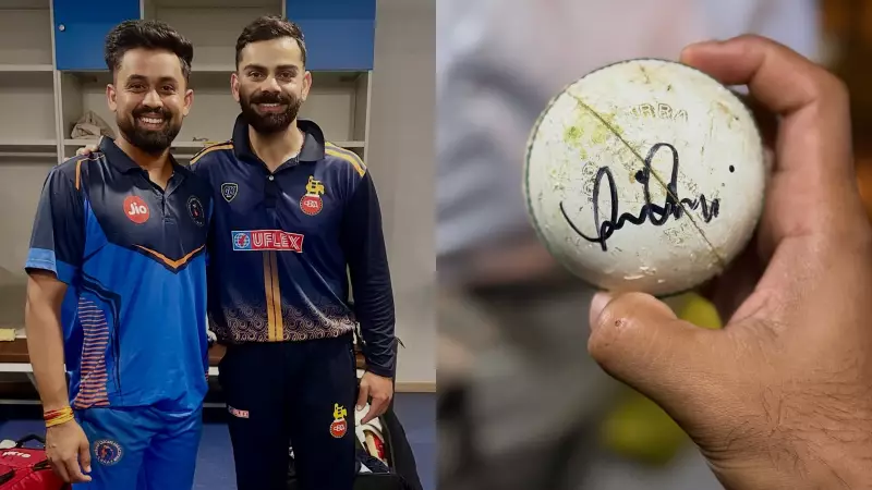 Vishal Jayswal Dismisses Virat Kohli, Shares Signed Ball & Selfie After Vijay Hazare Clash