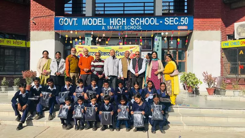 Warmth for Young Minds: 1,200 Sweaters Distributed to Needy Students in Ludhiana