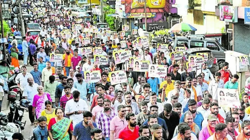 Women Leaders in Dharmasthala Demand Justice for Soujanya, Other Victims