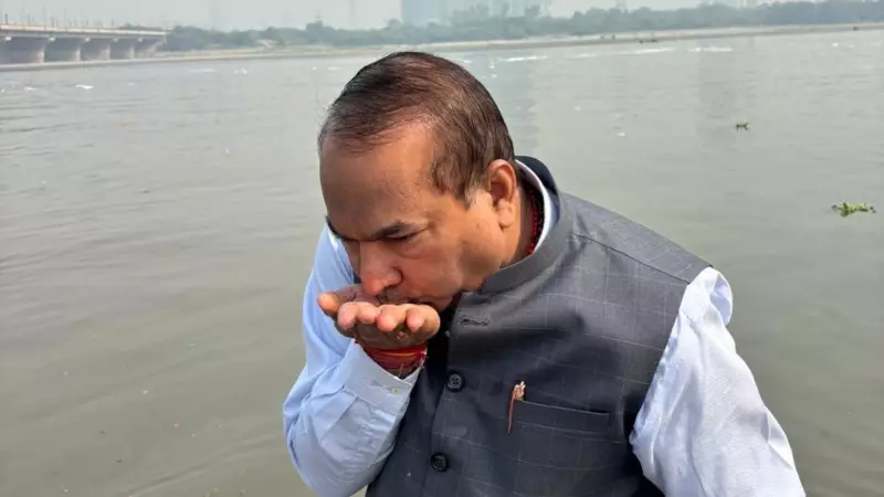 Yamuna Sipping Row: BJP Claims River 'Clean Enough' for Rituals, AAP Calls It Public Deception