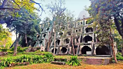 Beatles Ashram Revamp Hits Snag: Slope Sliding Threatens Rs 100 Crore Uttarakhand Project