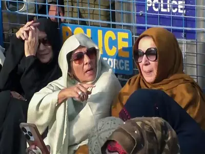 PTI Leaders, Imran Khan's Sisters Denied Jail Meeting Again, Spark Protest