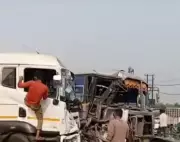 22 Injured in Major PRTC Bus-Truck Collision on Ludhiana-Delhi Highway | Safety Concerns Raised
