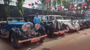 35 Vintage Cars Grace CCFC-EIMG Display 2025 in Kolkata, Bentley & Rolls-Royce Steal Show