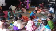 4-Year-Old Injured as Ceiling Plaster Falls at Valsad Anganwadi, Probe On