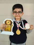 Aditya from RIMT World School Wins Gold in State Skating Championship