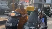 Ahmedabad's 87-Year-Old 'Biker Dadi' Rides Scooter Sholay-Style