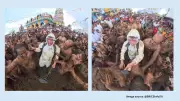 American YouTuber Faces Fury After Filming Sacred Cow Dung Ritual in Indian Village | Cultural Appropriation Backlash