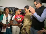 Assam Minister Nandita Gorlosa Celebrates Cricketer Uma Chetry's WC Win