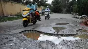 Bengaluru Citizen's DIY Pothole Fix Crushed by Water Tanker in Ironic Twist | Deccan Herald