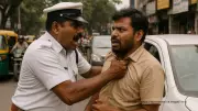 Bengaluru Traffic Cop Slaps Cab Driver in Viral Parking Dispute Video | Public Outrage Erupts