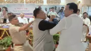BJP MLA and Congress MLC Brawl in Karnataka Assembly Meeting