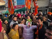 BJP Workers Protest in Patiala Over Former Delhi CM's Remarks on Sikh Guru