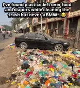 BMW Meets Trash Can: Serbian Traveller's Shocking Indian Discovery Goes Viral