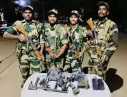 BSF Foils Smuggling Bid: Three Drones & Heroin Seized Near Pakistan Border in Amritsar