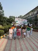 Chandigarh Students Lead Cybercrime Awareness March | Digital Safety Initiative