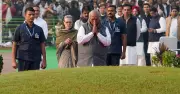 Congress Leaders Honor Nehru on 136th Birth Anniversary at Shanti Van
