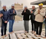 Congress MP Manish Tewari Visits Golden Temple, Prays for Peace
