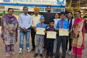 DAV Ropar Clinches Badminton Championship with Triple Crown Victory