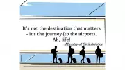 DH Toon: The Hilarious Struggle of an Airport Journey in India
