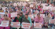 Displaced Meiteis & COCOMI Protest in Imphal, Meet Governor for Resettlement