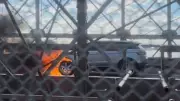 Dramatic SUV Fire Erupts on Brooklyn Bridge: Chaos Captured on Video | New York Emergency Response